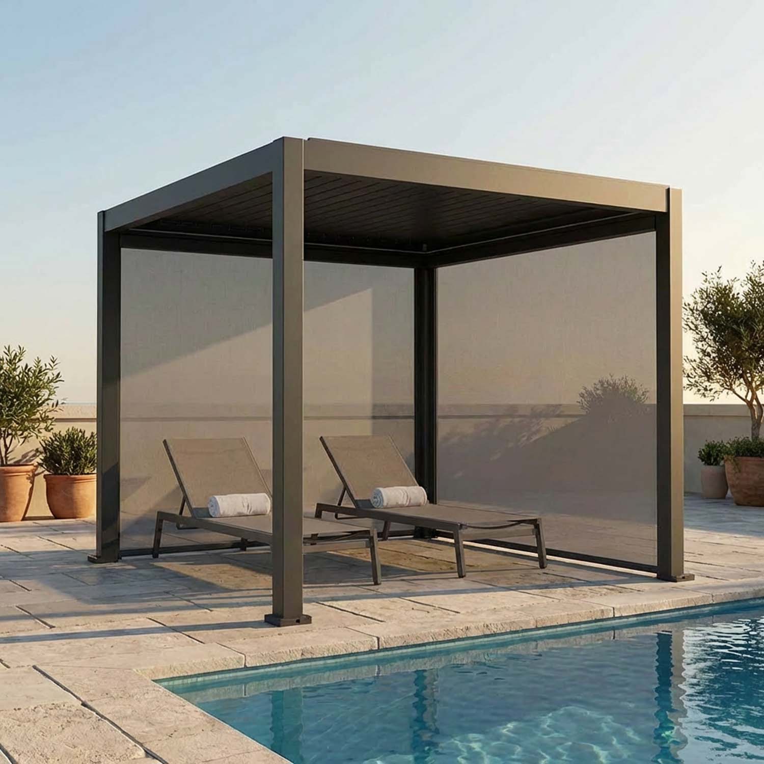 Fabric with 5% openness factor